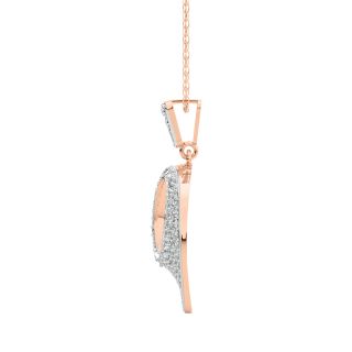 Ellie Round Diamond Office Wear Pendant